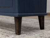 4 Glass Door Console | Mid-Century Modern Genova Design