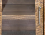 Olimpia Electric Fireplace TV Stand | Mango Wood Design