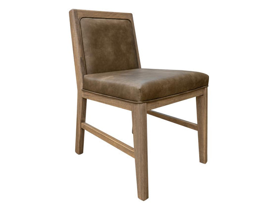 Xel Ha Wooden Chair - Sustainable Mango Wood Upholstered Seat