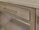 Mesquite Electric Fireplace TV Stand - Mango Wood