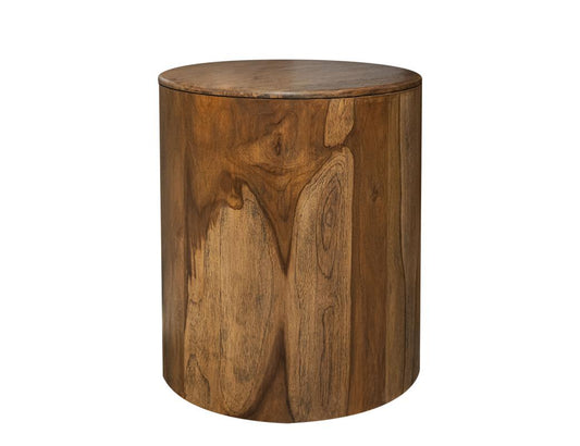 Handcrafted Chairside Table | Balam Mango & Teak Wood