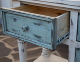 3 Drawer 2 Door 70" TV Stand - Mango Wood Aruba Collection