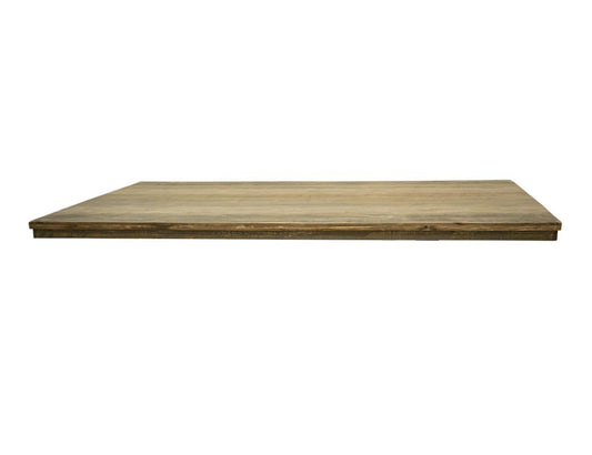 Loft Brown Rectangular Counter Dining Table | Hand-Stained Pine