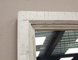 Farmhouse Chic Mirror - Stone Collection Solid Pine Wood