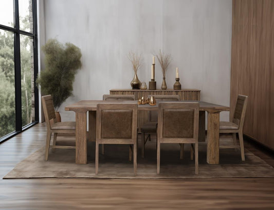 Wooden Chair | Mezquite Mango Wood Modern Design