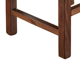 Parota 30" Barstool - Padded Faux Leather with Wooden Frame