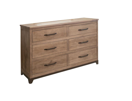 6 Drawer Dresser - Natural Parota Collection | Sophisticated Storage