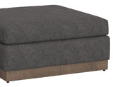 Wooden Frame & Base Upholstered Ottoman | Georgia Sectional