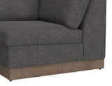 Wooden Frame & Base Corner Square Wedge | Georgia Sectional