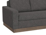 Georgia Wooden Frame Sectional Loveseat | Comfortable Family Seating