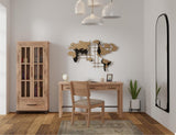 Natural Parota Wooden Dining Chair - Comfortable & Stylish