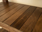 4 Shelves 70" Bookcase - Parota Wood Display Shelving
