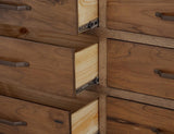 6 Drawer Dresser - Teca Collection Mango Wood & Metal