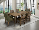 Natural Teca Teak Wood Dining Table | Transitional Design