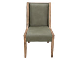 Balam Wooden Dining Chair - Melina Wood Upholstered Seat