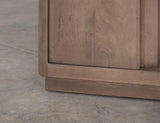Mezquite Fireplace Console TV Stand - Handcrafted Mango Wood