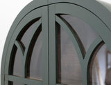 6 Door Obsidian Hutch - Mid-Century French Dining Furniture