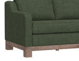 Wooden Frame Sectional Loveseat | Samba Collection