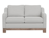 Wooden Frame Loveseat with Two Cushions - Samba Collection