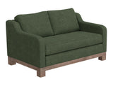 Wooden Frame Loveseat | Samba Collection Traditional Furniture