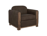 Balam Wooden Frame Armchair - Pine & Teak Design