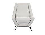 Tyne Armchair | Wooden Frame Metal Base Industrial Design