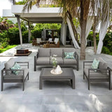 Wholesale Aluminum Patio Furniture Set,5-Seat Outdoor Conversation Set