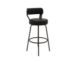 Maison Bar Stool - Modern Wooden Frame & Metal Base Barstool