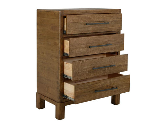 4 Drawer Chest - Merida Collection Mango Wood Storage Furniture