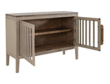 Autumn Console 2 Door Storage Cabinet with Shelf - Pine Wood