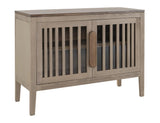 Autumn Console 2 Door Storage Cabinet with Shelf - Pine Wood