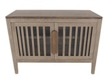 Autumn Console 2 Door Storage Cabinet with Shelf - Pine Wood