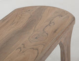 1 Shelf White Balam Sofa Table - Handcrafted Mango & Teak Wood