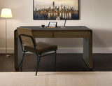 Tamesis 2 Drawer Desk - Modern Mango Wood Office Desk