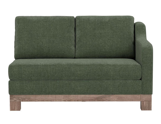 Wooden Frame Sectional Loveseat - Samba Collection