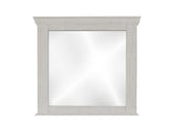 Terra White Mirror - Solid Pine Transitional Design | Distressed Finish