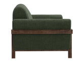 Loft Brown Wooden Frame Sofa | Transitional Design