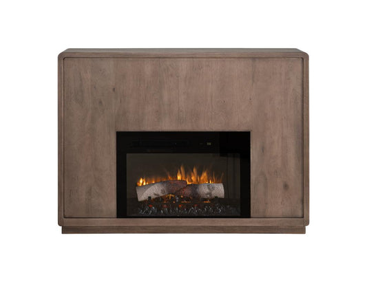 Mezquite Fireplace Console TV Stand - Handcrafted Mango Wood