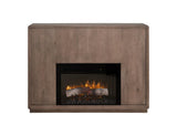 Mezquite Fireplace Console TV Stand - Handcrafted Mango Wood