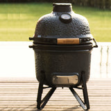 BergHOFF Ceramic 13" BBQ Bluestone Outdoor Grill, Grey