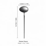 Vintage Stainless Steel Long Handle Coffee Spoon