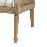 Reclaimed Natural Cane Inset Armchair Accent Chair*