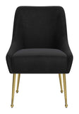 Maxine Dining Chair Black & Gold