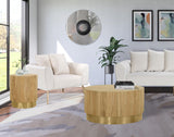 Acacia Wood Coffee Table with Stunning Grain Design and Sturdy Metal Base for Modern Living Spaces