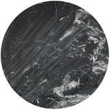 Genoa Coffee Table: Handcrafted Marble Elegance with Unique Veining and Art Deco Fluted Base Masterpiece