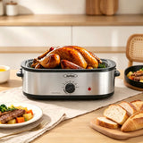 14-Quart Electric Roaster Oven with Self-Basting Lid
