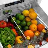 ZLINE 24" Touchstone 168 Can Outdoor-Rated Dual Refrigerator Drawer, Panel Ready, RDSPO-24