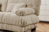 CLOUDIES 134" 3 Seater Sofa with 1 Ottoman