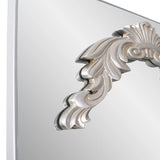 Adelard Mirror in Antique Silver