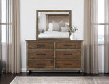 Teca Mirror | Sustainable Mango Wood & Metal Bedroom Mirror
